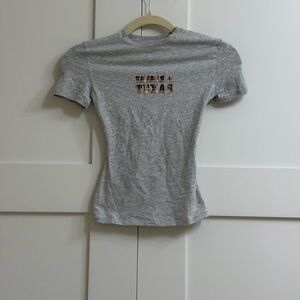 NWT Skims LIMITED EDITION Cotton Jersey T-Shirt Texas Launch XXS